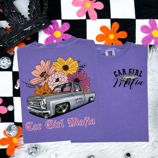 1980 Squarebody Truck Car Girl Mafia Comfort Colors T-Shirt