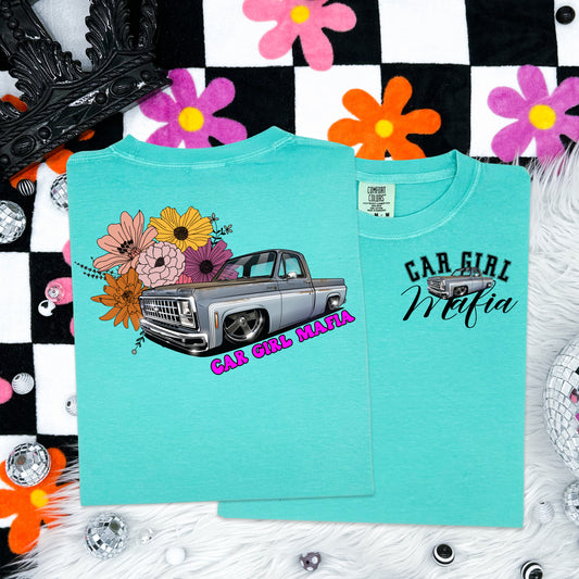 1980 Squarebody Truck Car Girl Mafia Comfort Colors T-Shirt