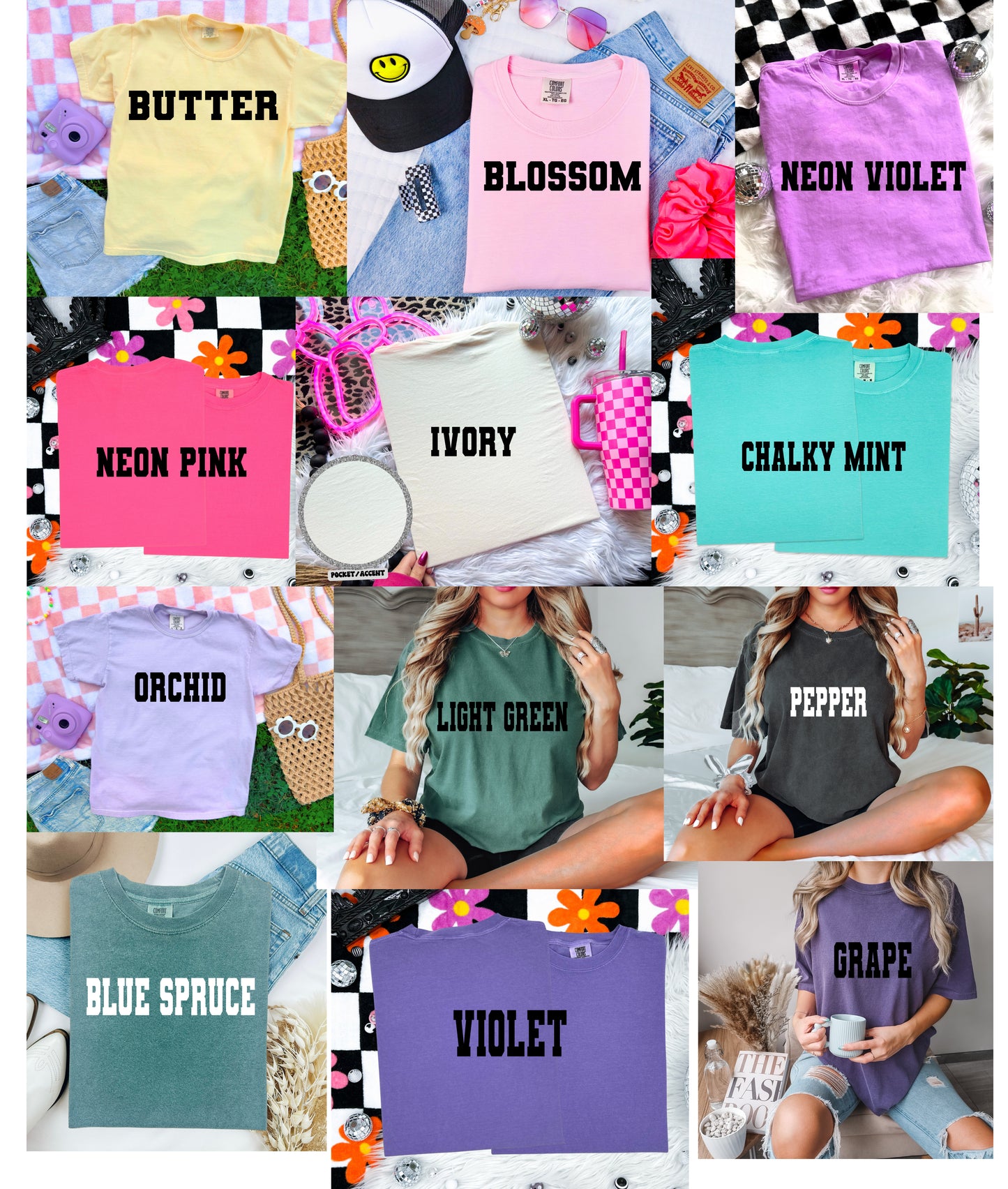 1980 Squarebody Girl Car Girl Mafia Comfort Colors T-Shirt