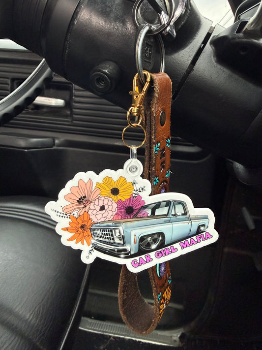 Squarebody Car Girl Mafia 4" Keychain #4