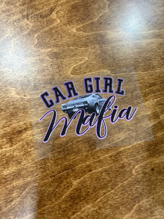 1980 Squarebody Truck Car Girl Mafia 4" UV-DTF Sticker