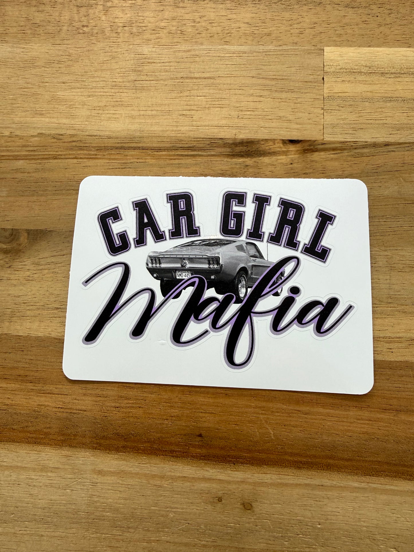 1967 Mustang Car Girl Mafia 4" Vinyl Sticker